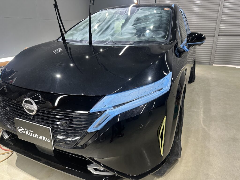 日産・ノートオーラ・鏡面磨き作業+セラミックコーティング施工事例　富山市Ｉ様