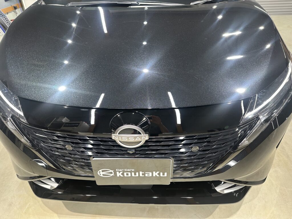 日産・ノートオーラ・鏡面磨き作業+セラミックコーティング施工事例　富山市Ｉ様