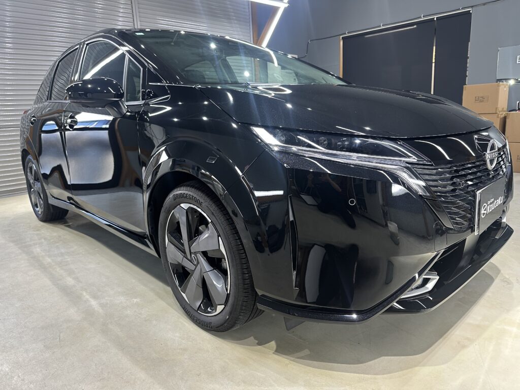 日産・ノートオーラ・鏡面磨き作業+セラミックコーティング施工事例　富山市Ｉ様