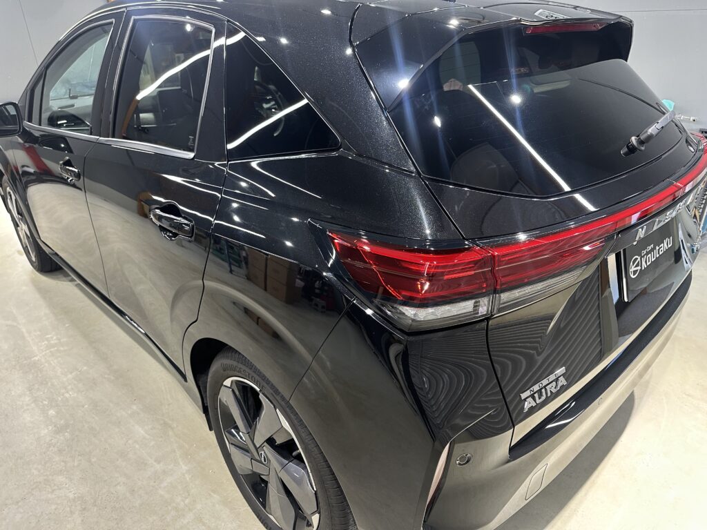 日産・ノートオーラ・鏡面磨き作業+セラミックコーティング施工事例　富山市Ｉ様