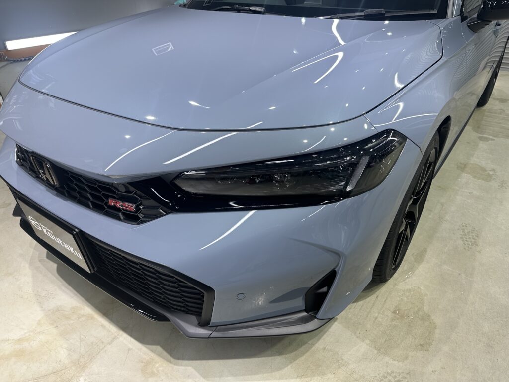 ホンダ・シビック・鏡面磨き作業+セラミックコーティング施工事例　富山市Ｉ様