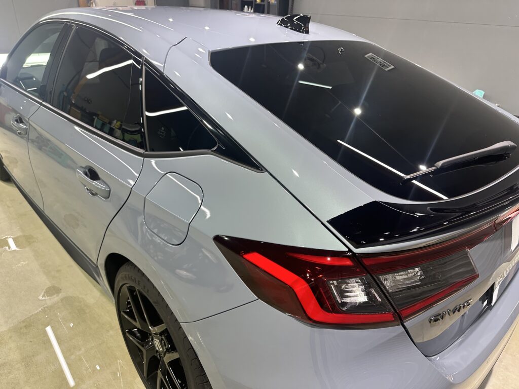 ホンダ・シビック・鏡面磨き作業+セラミックコーティング施工事例　富山市Ｉ様