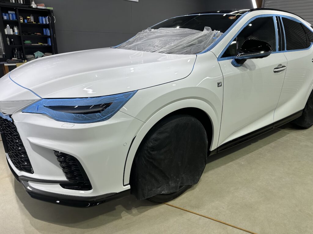 レクサス・RX350・鏡面磨き作業+セラミックコーティング施工事例　魚津市Ａ様