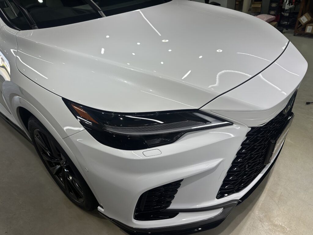 レクサス・RX350・鏡面磨き作業+セラミックコーティング施工事例　魚津市Ａ様