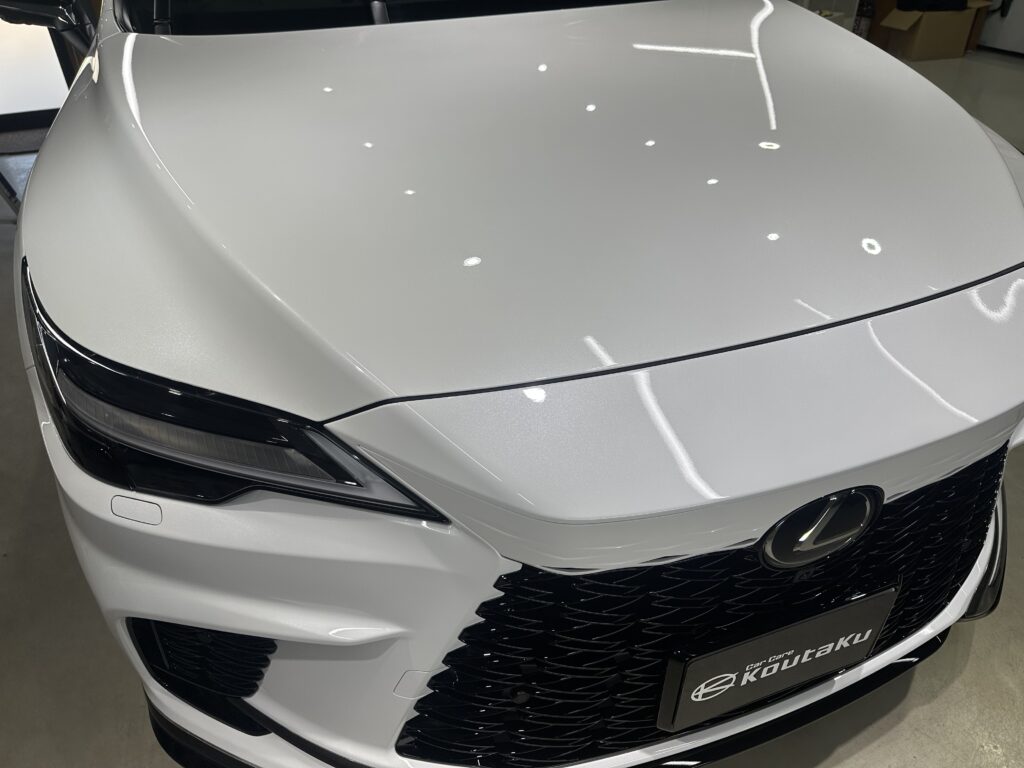 レクサス・RX350・鏡面磨き作業+セラミックコーティング施工事例　魚津市Ａ様