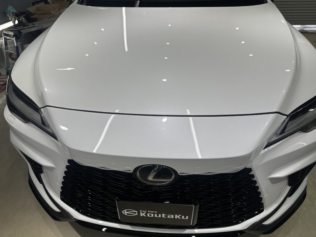 レクサス・RX350・鏡面磨き作業+セラミックコーティング施工事例　魚津市Ａ様