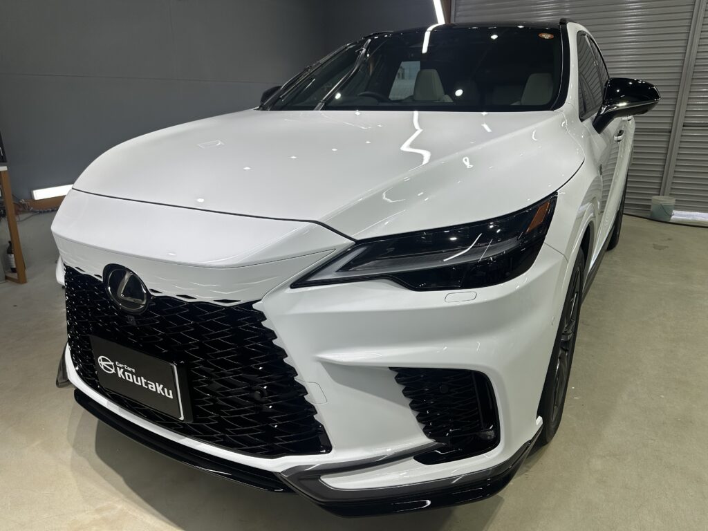 レクサス・RX350・鏡面磨き作業+セラミックコーティング施工事例　魚津市Ａ様