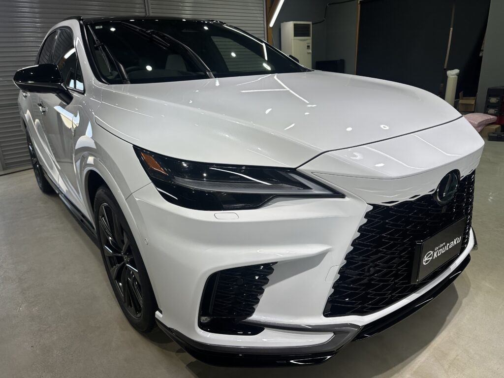 レクサス・RX350・鏡面磨き作業+セラミックコーティング施工事例　魚津市Ａ様