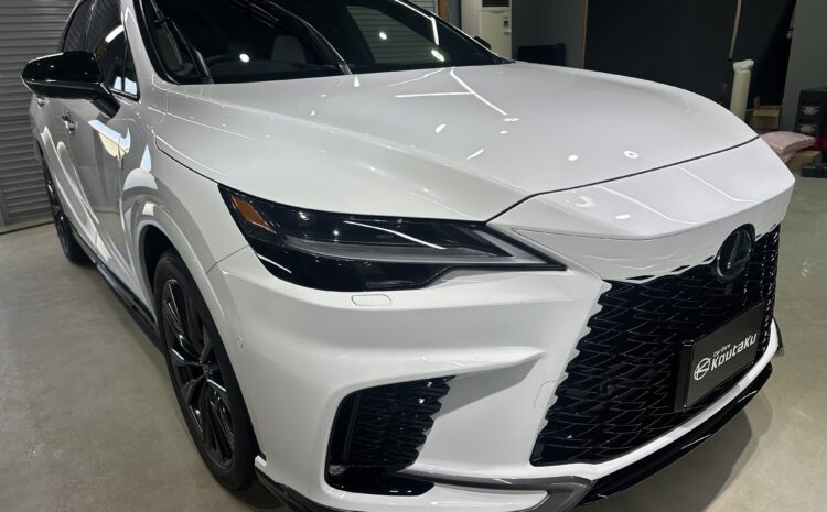 レクサス・RX350・鏡面磨き作業+セラミックコーティング施工事例　魚津市Ａ様