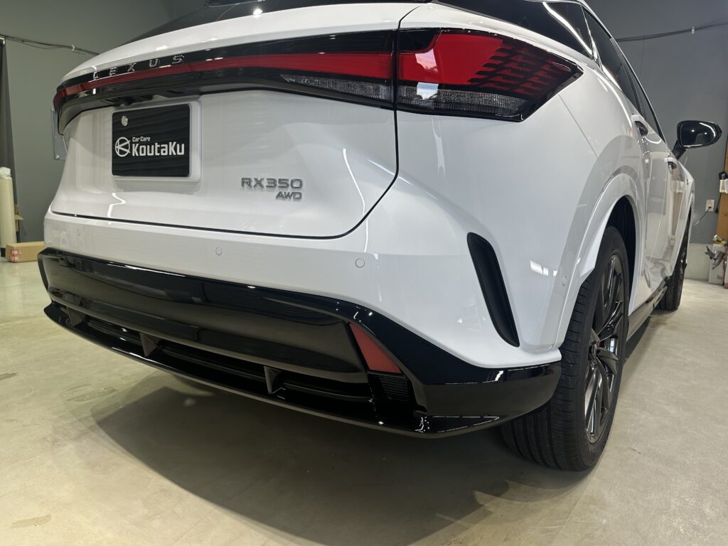 レクサス・RX350・鏡面磨き作業+セラミックコーティング施工事例　魚津市Ａ様