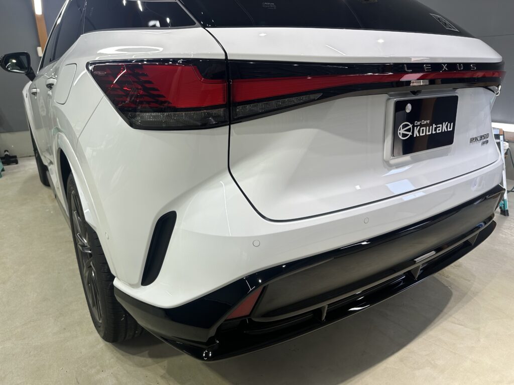 レクサス・RX350・鏡面磨き作業+セラミックコーティング施工事例　魚津市Ａ様
