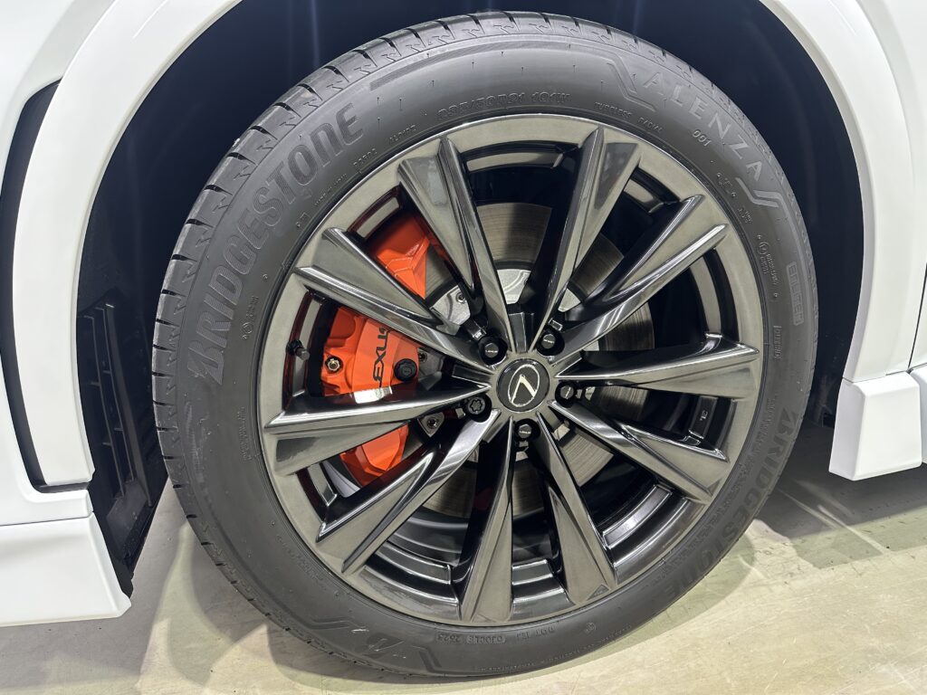 レクサス・RX350・鏡面磨き作業+セラミックコーティング+遮熱カーフィルム施工事例　氷見市Ｔ様