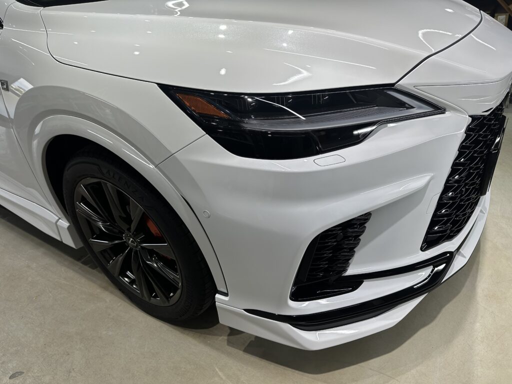 レクサス・RX350・鏡面磨き作業+セラミックコーティング+遮熱カーフィルム施工事例　氷見市Ｔ様