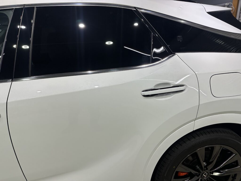 レクサス・RX350・鏡面磨き作業+セラミックコーティング+遮熱カーフィルム施工事例　氷見市Ｔ様