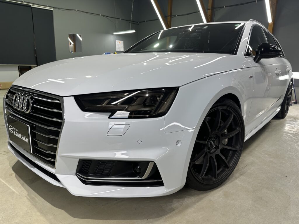 アウディ・Ａ４アバント・遮熱カーフィルム施工事例　　飛騨市N様