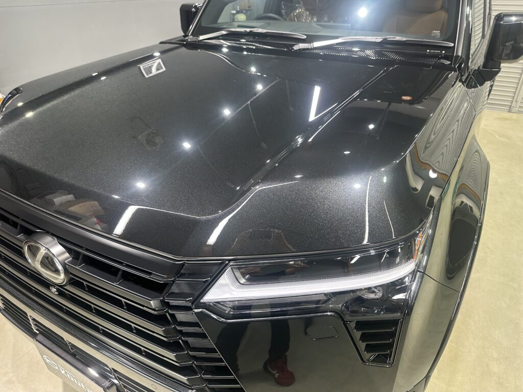 レクサス・GX550・鏡面磨き作業+セラミックコーティング施工事例　中新川郡K様