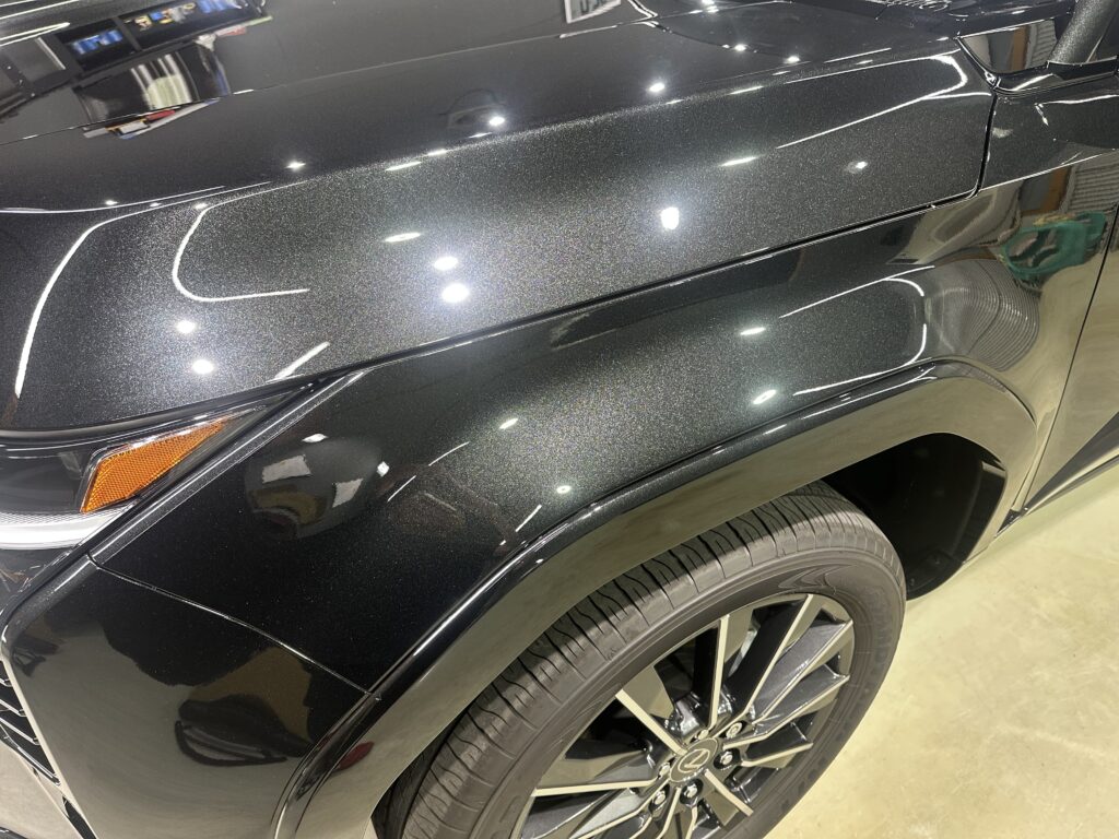 レクサス・GX550・鏡面磨き作業+セラミックコーティング施工事例　中新川郡K様