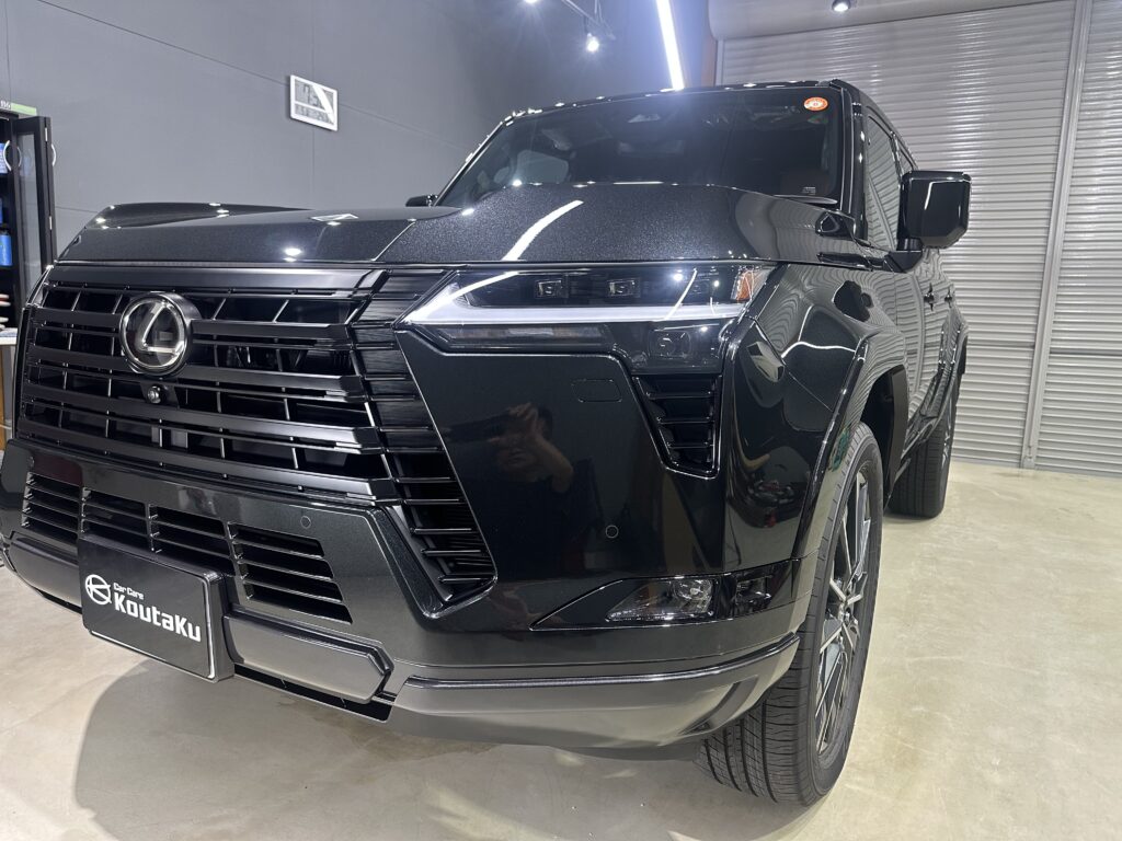 レクサス・GX550・鏡面磨き作業+セラミックコーティング施工事例　中新川郡K様