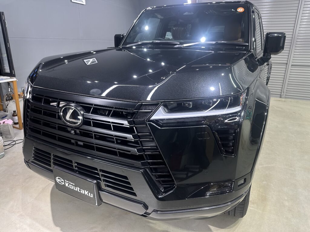 レクサス・GX550・鏡面磨き作業+セラミックコーティング施工事例　中新川郡K様