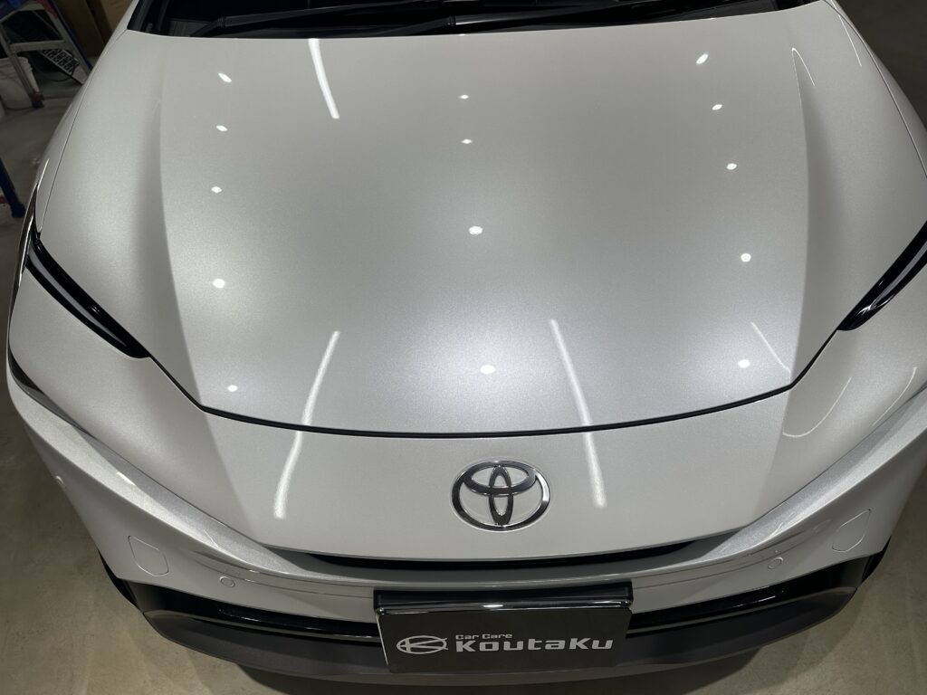 トヨタ・プリウス・鏡面磨き+セラミックコーティング施工事例　富山市H様