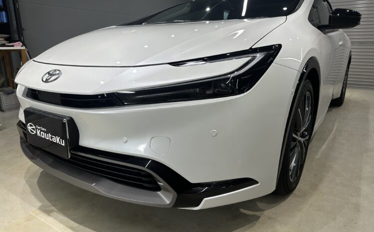 トヨタ・プリウス・鏡面磨き+セラミックコーティング施工事例　富山市H様