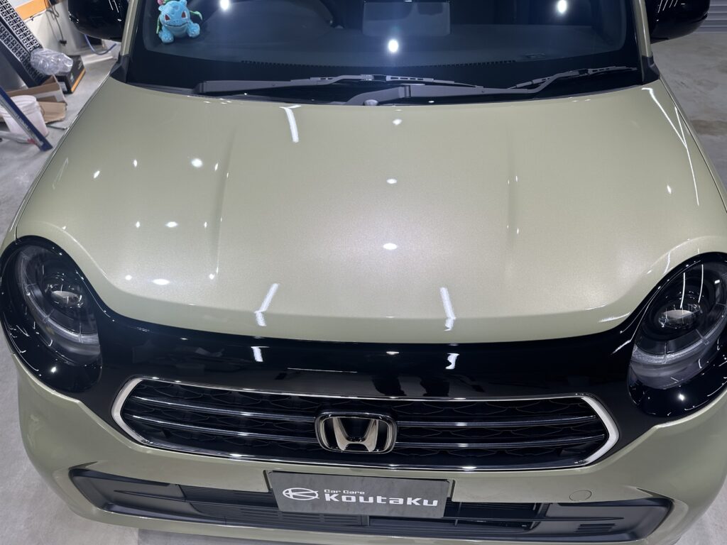 ホンダ・N-ONE・鏡面磨き作業+セラミックコーティング施工事例　富山市S様