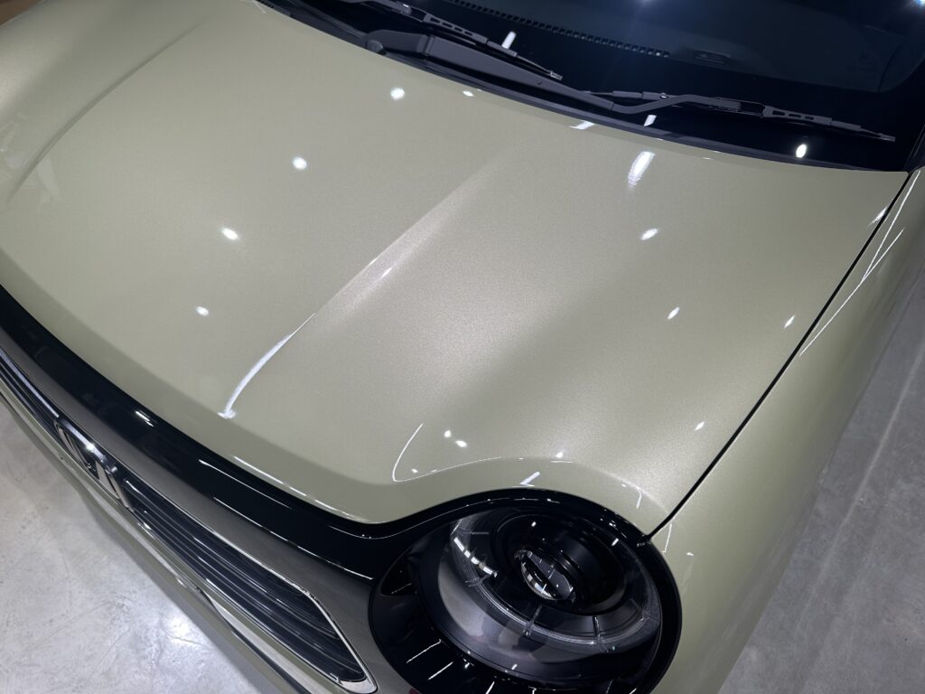ホンダ・N-ONE・鏡面磨き作業+セラミックコーティング施工事例　富山市S様