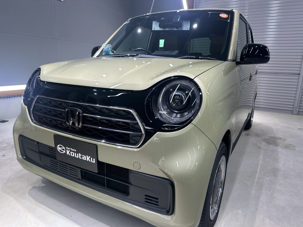 ホンダ・N-ONE・鏡面磨き作業+セラミックコーティング施工事例　富山市S様