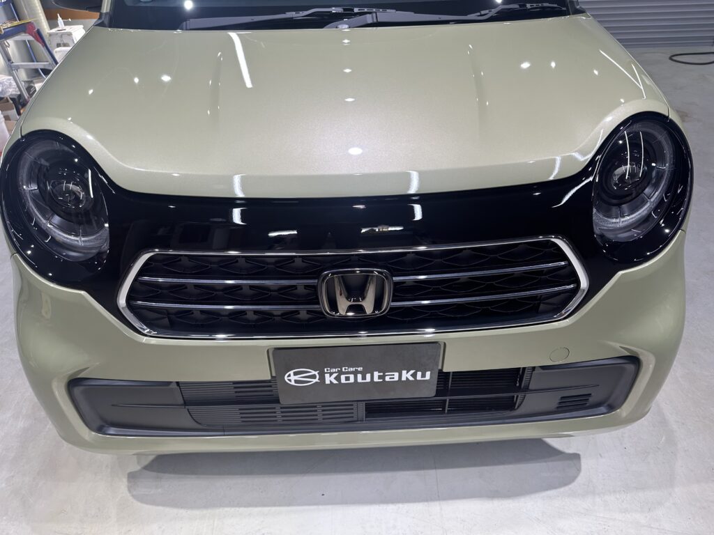 ホンダ・N-ONE・鏡面磨き作業+セラミックコーティング施工事例　富山市S様