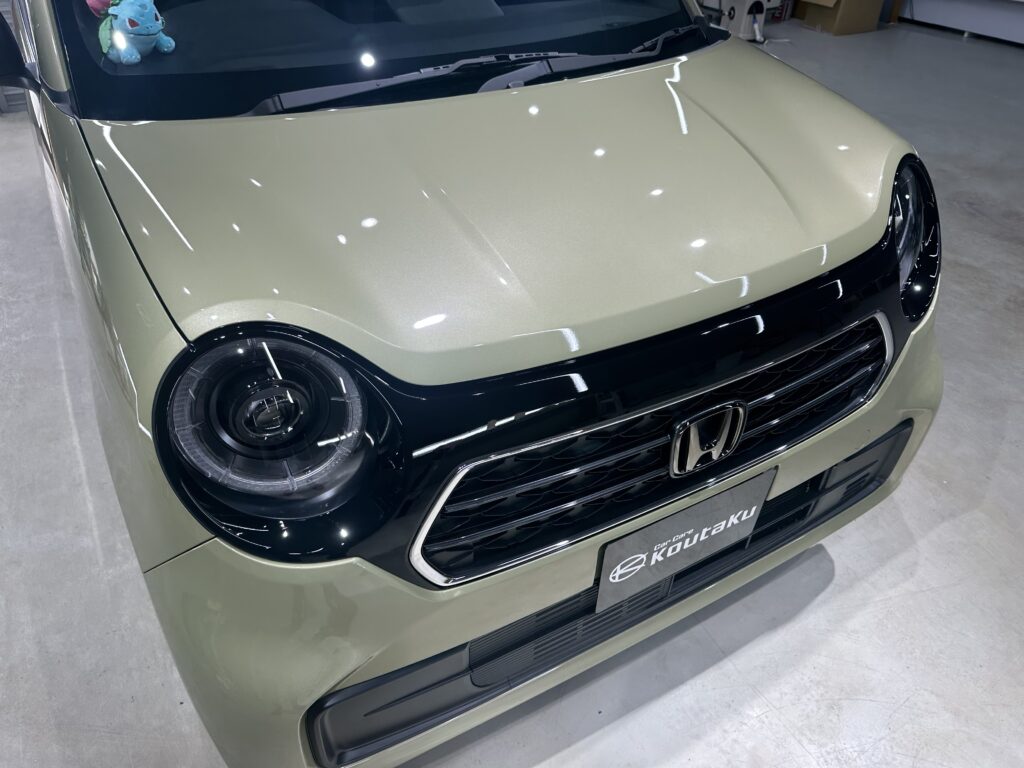 ホンダ・N-ONE・鏡面磨き作業+セラミックコーティング施工事例　富山市S様