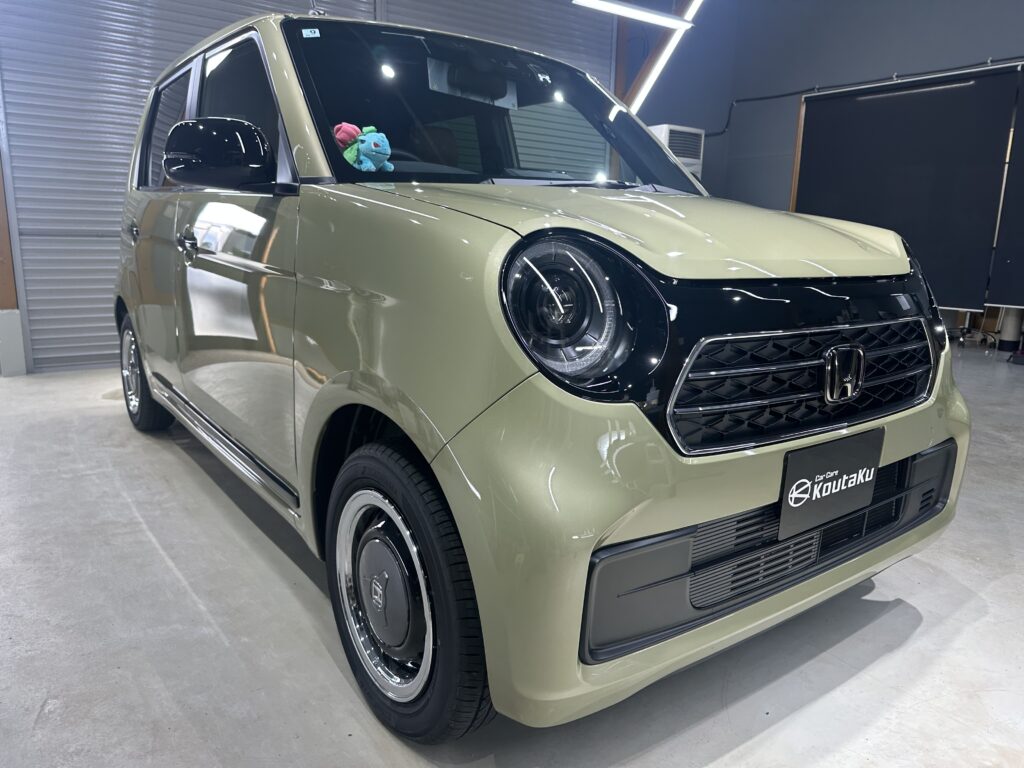 ホンダ・N-ONE・鏡面磨き作業+セラミックコーティング施工事例　富山市S様