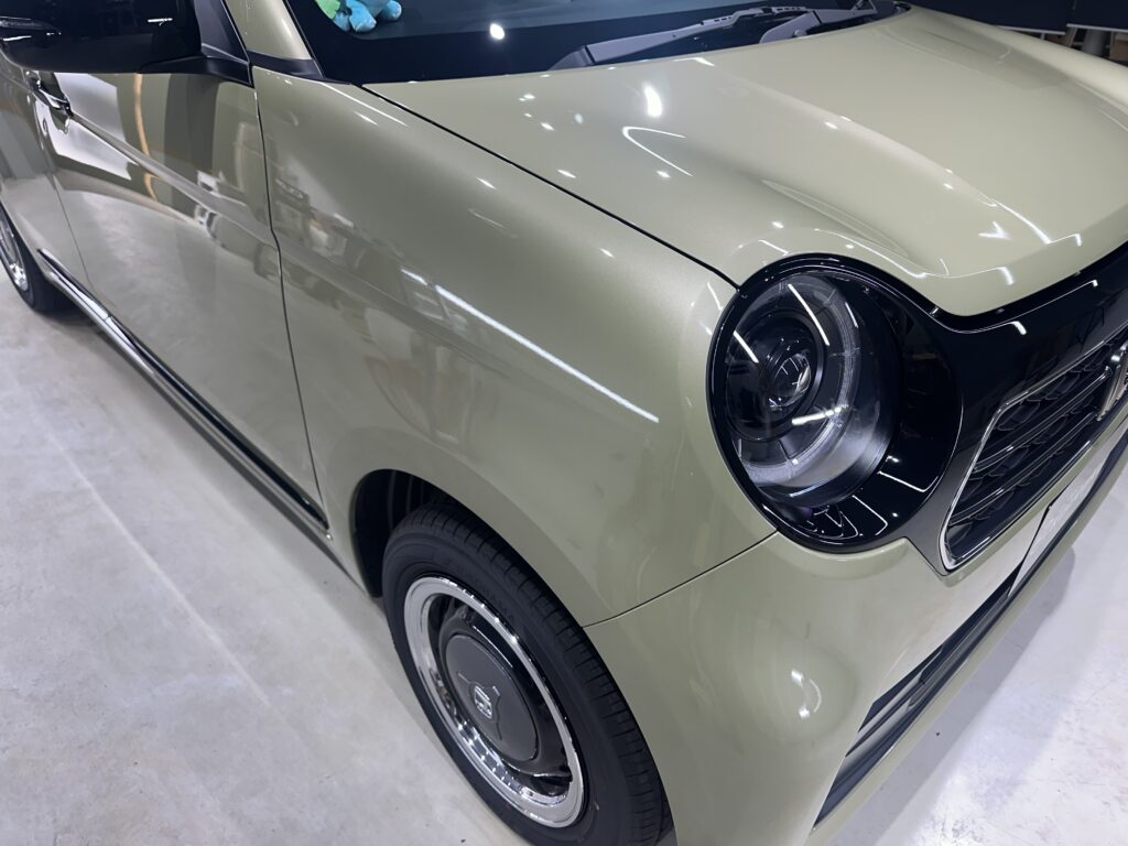 ホンダ・N-ONE・鏡面磨き作業+セラミックコーティング施工事例　富山市S様