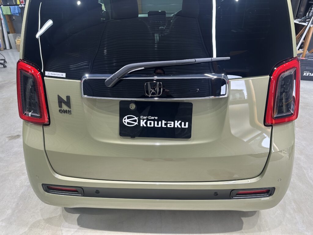 ホンダ・N-ONE・鏡面磨き作業+セラミックコーティング施工事例　富山市S様