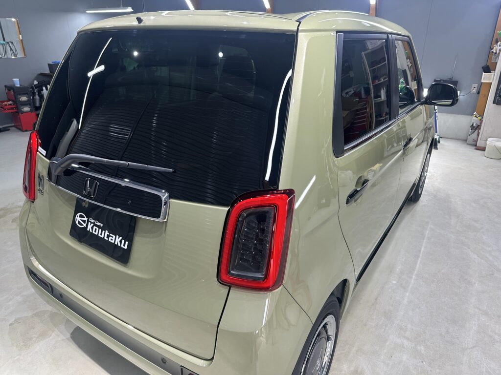 ホンダ・N-ONE・鏡面磨き作業+セラミックコーティング施工事例　富山市S様