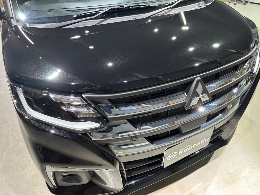 三菱・デリカD２・鏡面磨き作業+セラミックコーティング施工　富山市Ｋ様