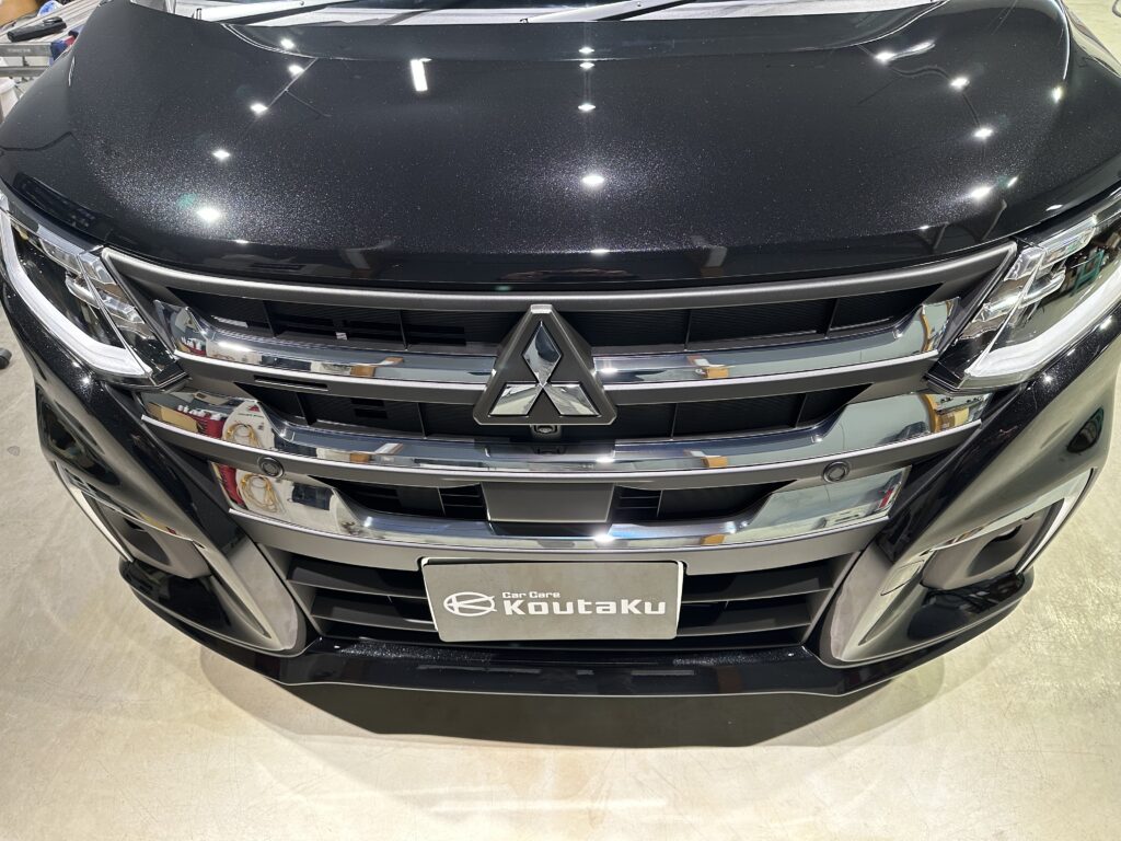 三菱・デリカD２・鏡面磨き作業+セラミックコーティング施工　富山市Ｋ様