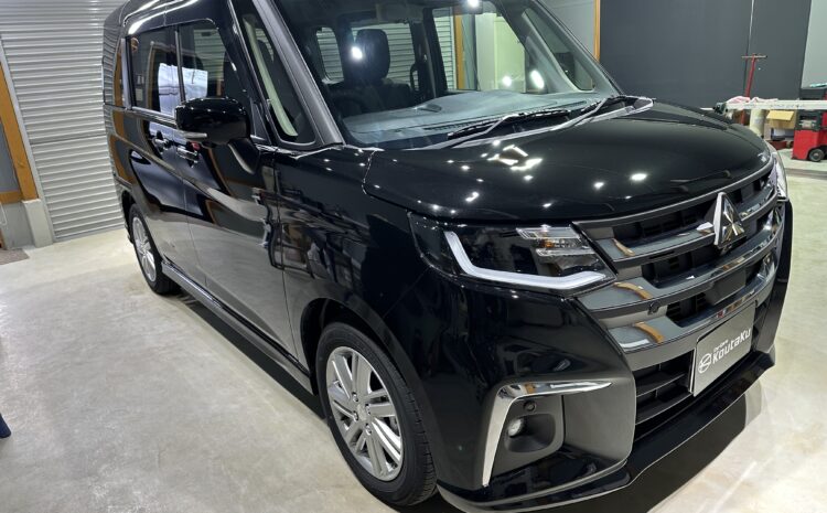 三菱・デリカD２・鏡面磨き作業+セラミックコーティング施工　富山市Ｋ様