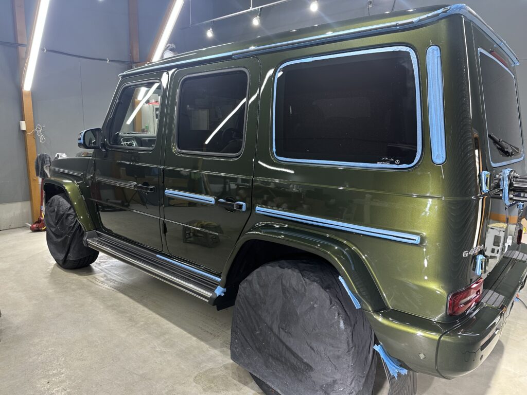 メルセデスベンツ・Ｇ４５０・インテリアコーティング+鏡面磨き作業+セラミックコーティング施工事例　富山市Ｔ様