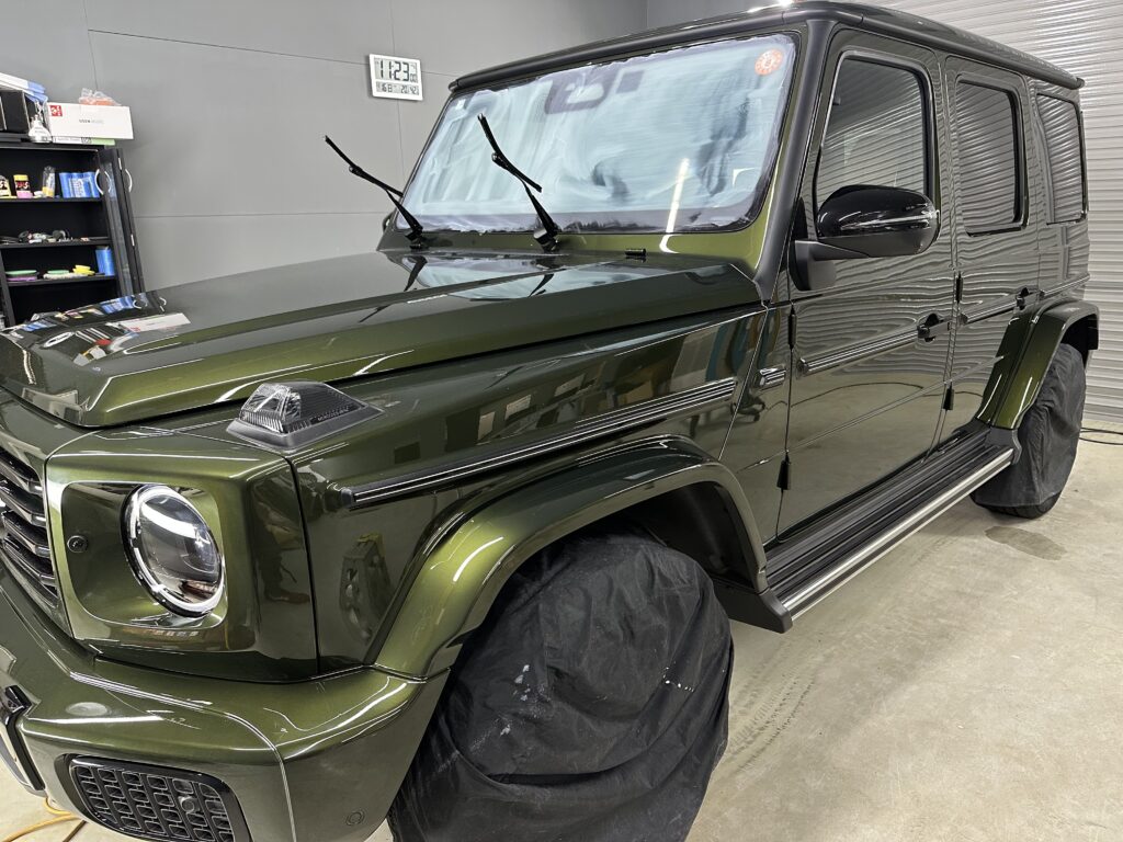 メルセデスベンツ・Ｇ４５０・インテリアコーティング+鏡面磨き作業+セラミックコーティング施工事例　富山市Ｔ様