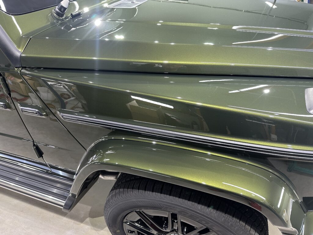 メルセデスベンツ・Ｇ４５０・インテリアコーティング+鏡面磨き作業+セラミックコーティング施工事例　富山市Ｔ様