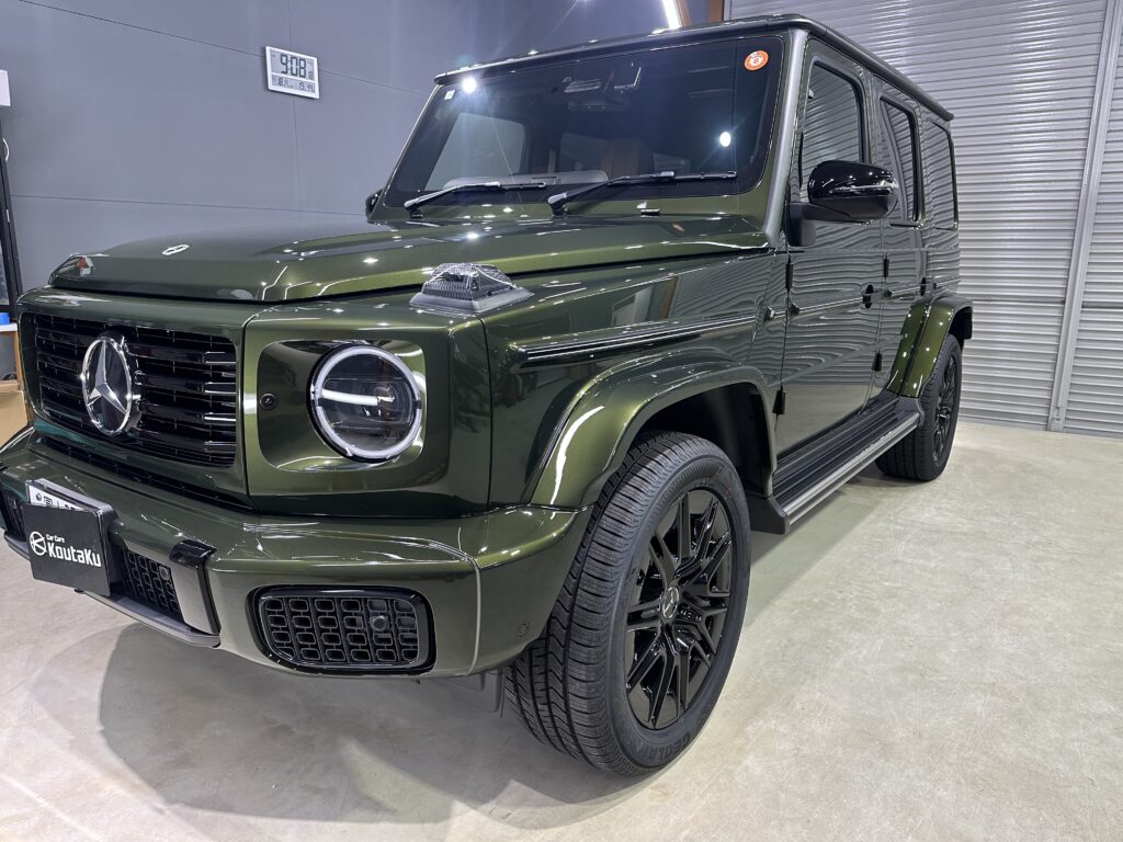 メルセデスベンツ・Ｇ４５０・インテリアコーティング+鏡面磨き作業+セラミックコーティング施工事例　富山市Ｔ様