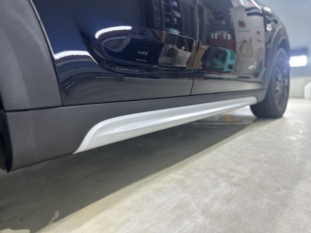 ミニ・クロスオーバー・鏡面磨き作業+セラミックコーティング施工事例　富山市Ｎ様