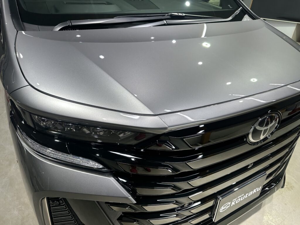 トヨタ・ヴェルファイア・鏡面磨き作業+セラミックコーティング施工事例　富山市Ｏ様