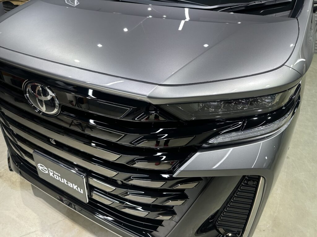 トヨタ・ヴェルファイア・鏡面磨き作業+セラミックコーティング施工事例　富山市Ｏ様