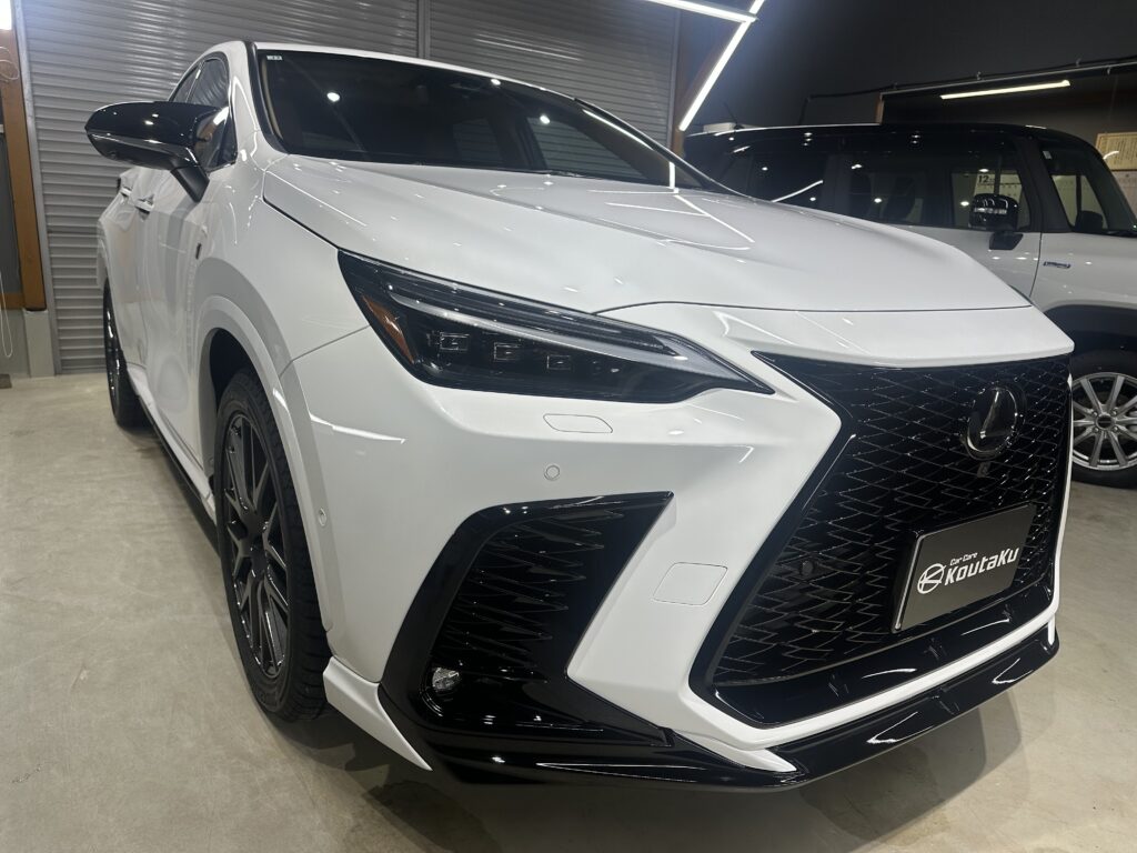 レクサスNX450ｈ+・インテリアコーティング・鏡面磨き作業+セラミックコーティング施工事例　　富山市Ｔ様