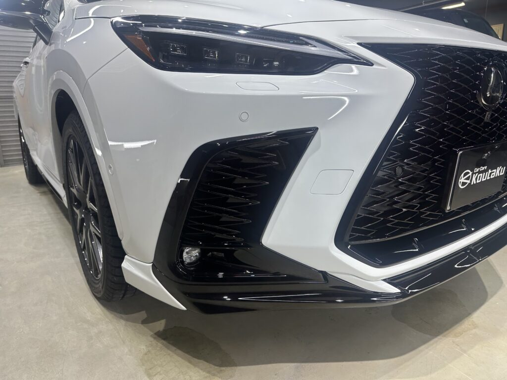 レクサスNX450ｈ+・インテリアコーティング・鏡面磨き作業+セラミックコーティング施工事例　　富山市Ｔ様