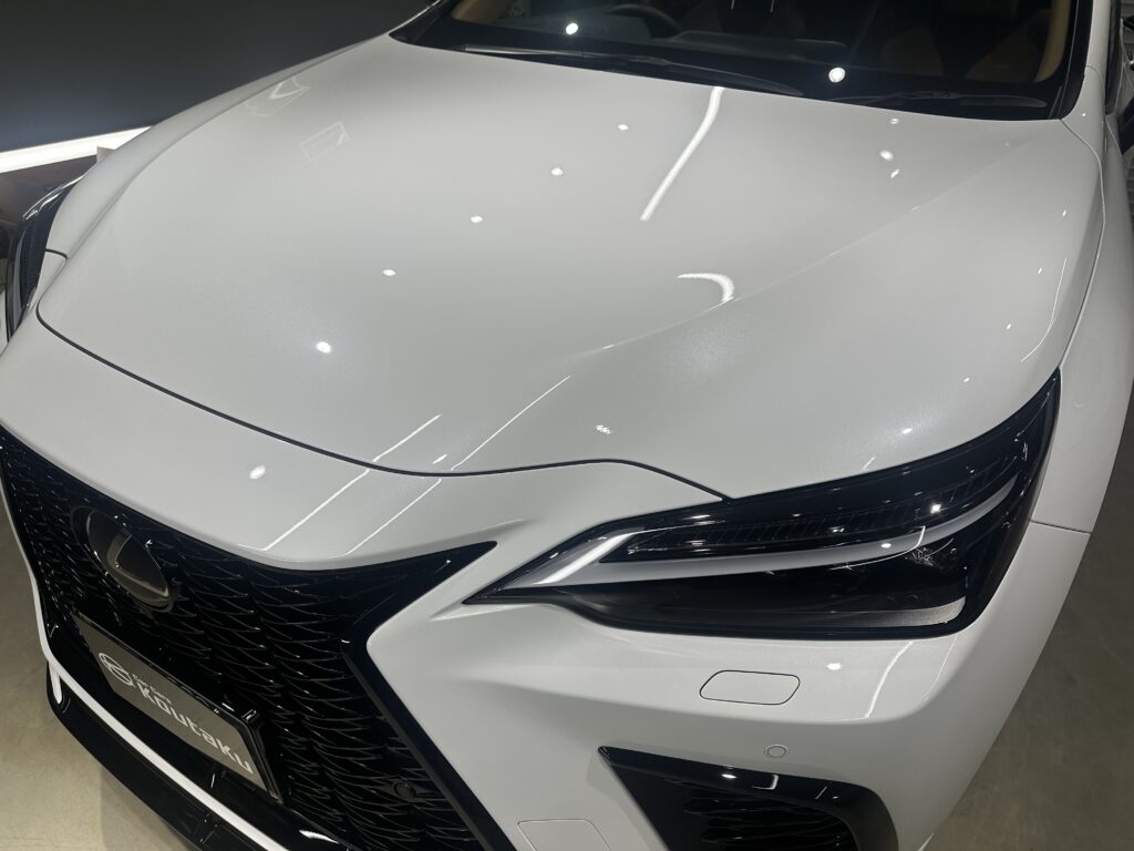 レクサスNX450ｈ+・インテリアコーティング・鏡面磨き作業+セラミックコーティング施工事例　　富山市Ｔ様