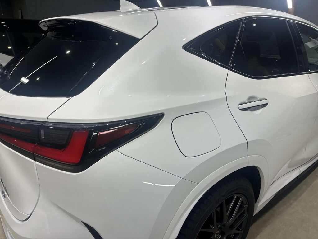 レクサスNX450ｈ+・インテリアコーティング・鏡面磨き作業+セラミックコーティング施工事例　　富山市Ｔ様