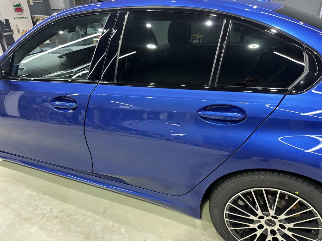 BMW・３１８i Ｍスポーツ・鏡面磨き作業+セラミックコーティング施工事例