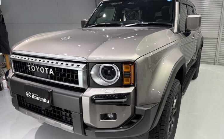 ランドクルーザー２５０・鏡面磨き作業+新開発のセラミックコーティング施工事例　黒部市Ｋ様